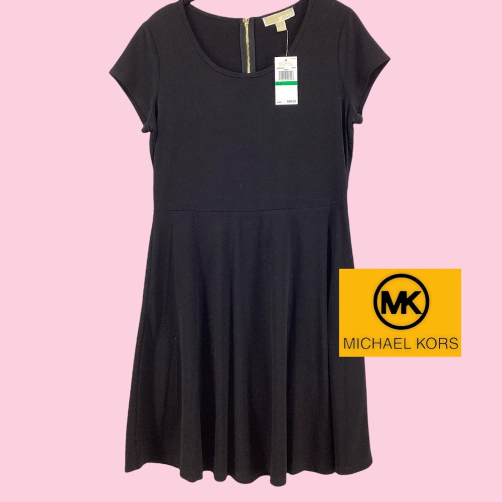 NEW MICHAEL KORS BLACK DRESS SIZE LARGE